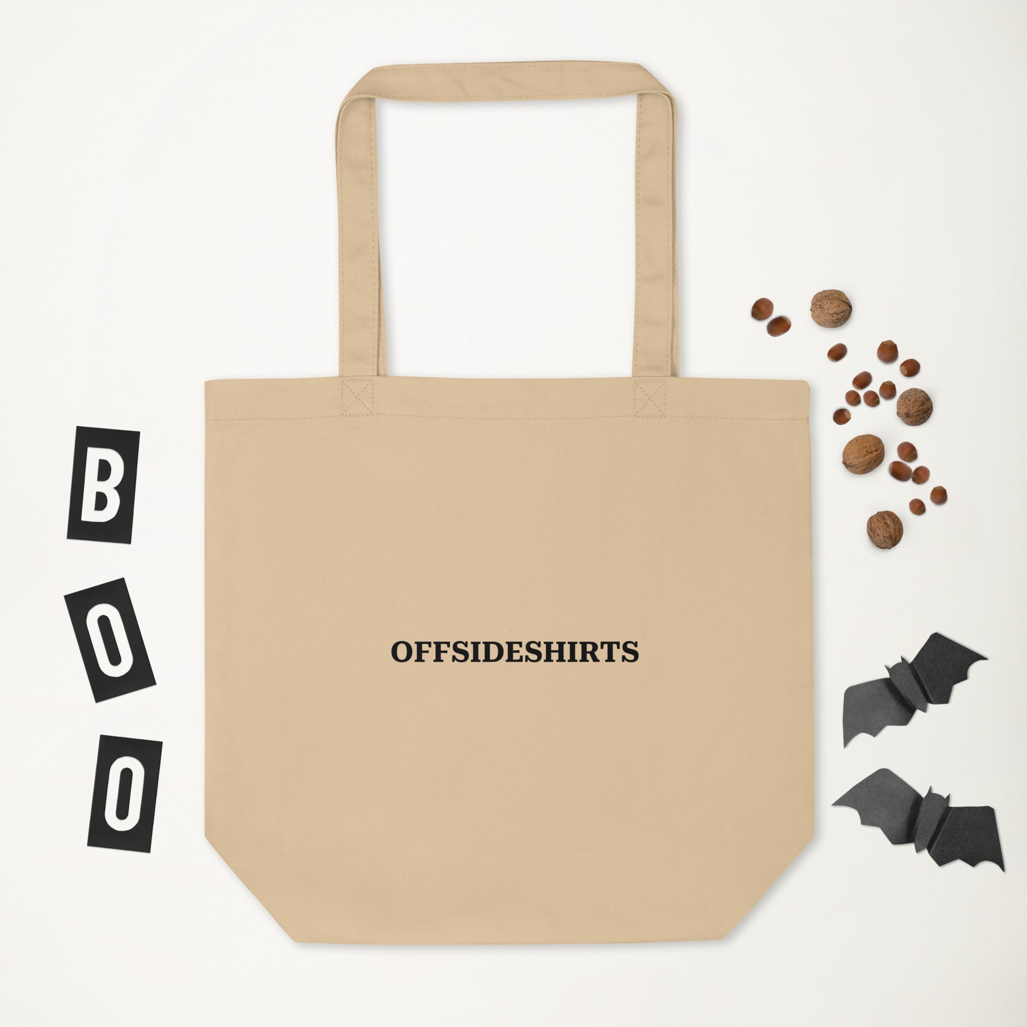Organic cotton tote bag for football fans