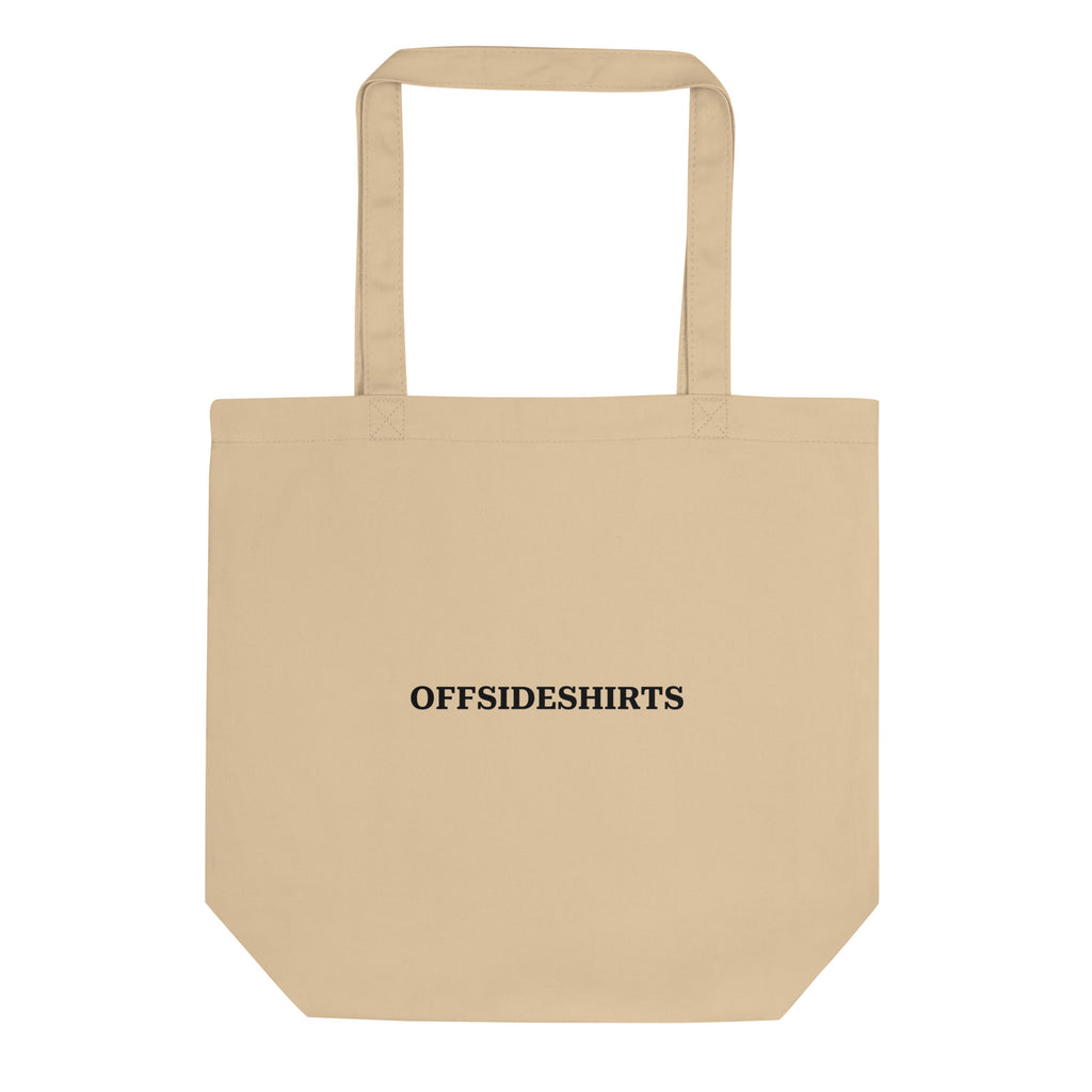Organic cotton tote bag for football fans