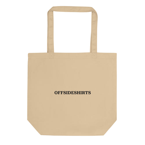 Organic cotton tote bag for football fans